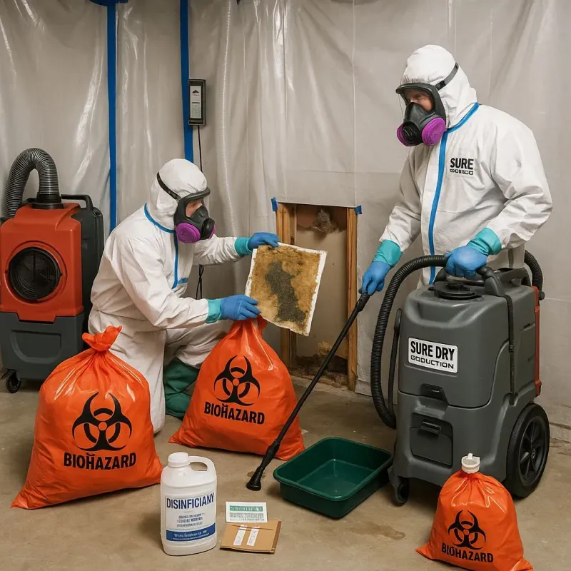 Contaminated Water Handling Protocols process in Dike, IA